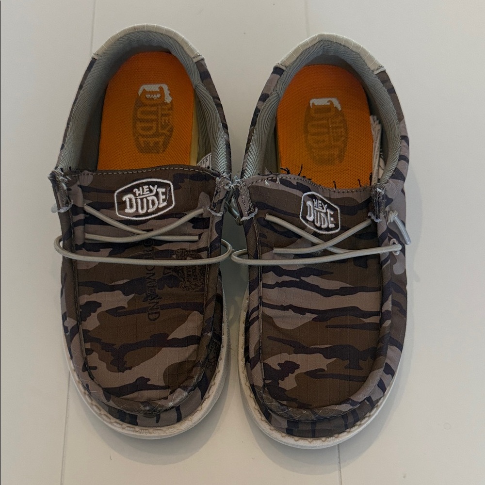 Hey Dude Kids Moccasins - Brown Camo